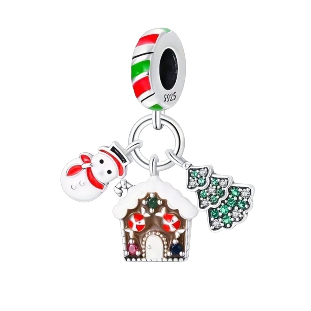 S925 Winter Holiday Christmas Collection Charm Pandora Style